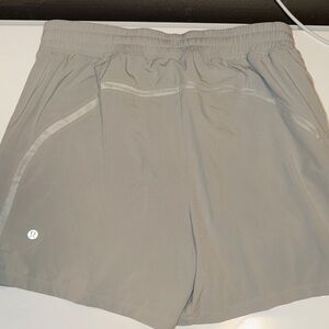 lululemon athletica Men's Light Gray Athletic Shorts